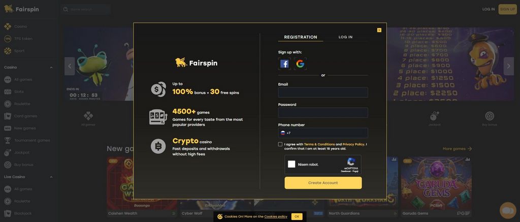 Fairspin Gambling Enterprise Review 2026